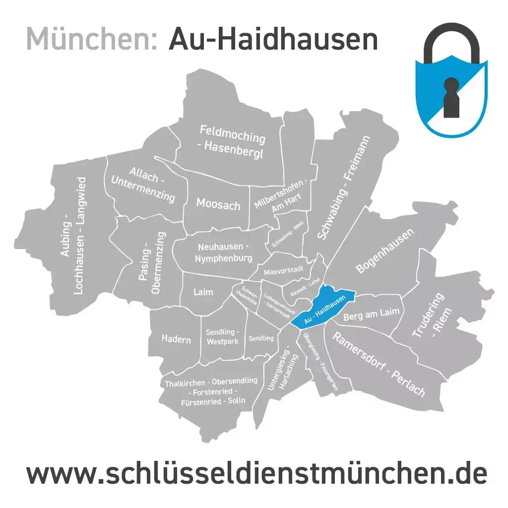 Schlüsseldienst München Haidhausen Karte